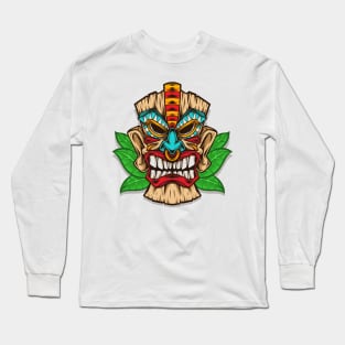 tribal mask Long Sleeve T-Shirt